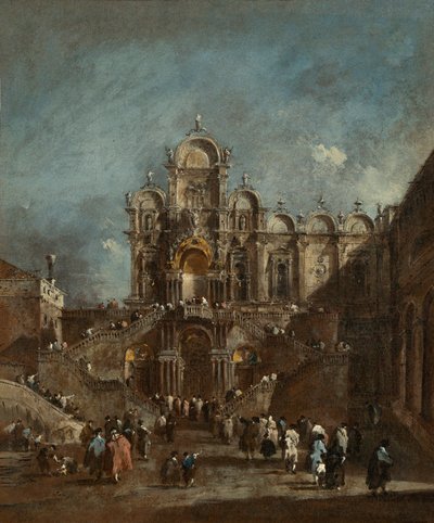 Tribune Temporaire sur le Campo San Zanipolo, Venise, c.1782 - Francesco Guardi